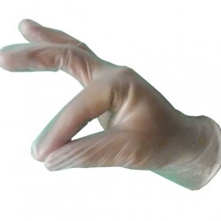Γάντια βινυλίου διαφανή 100 τεμαχίων 