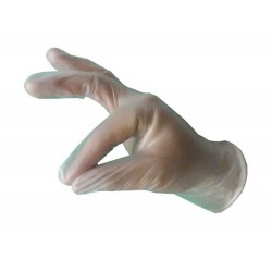 Γάντια βινυλίου διαφανή 100 τεμαχίων 