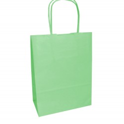 Τσάντα - σακούλα χάρτινη λαχανί 32x12x41 εκ.- στριφτή λαβή 100TMX